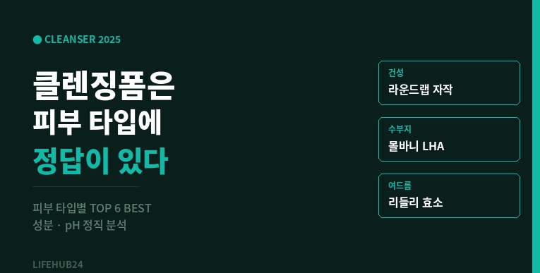 클렌징폼 추천