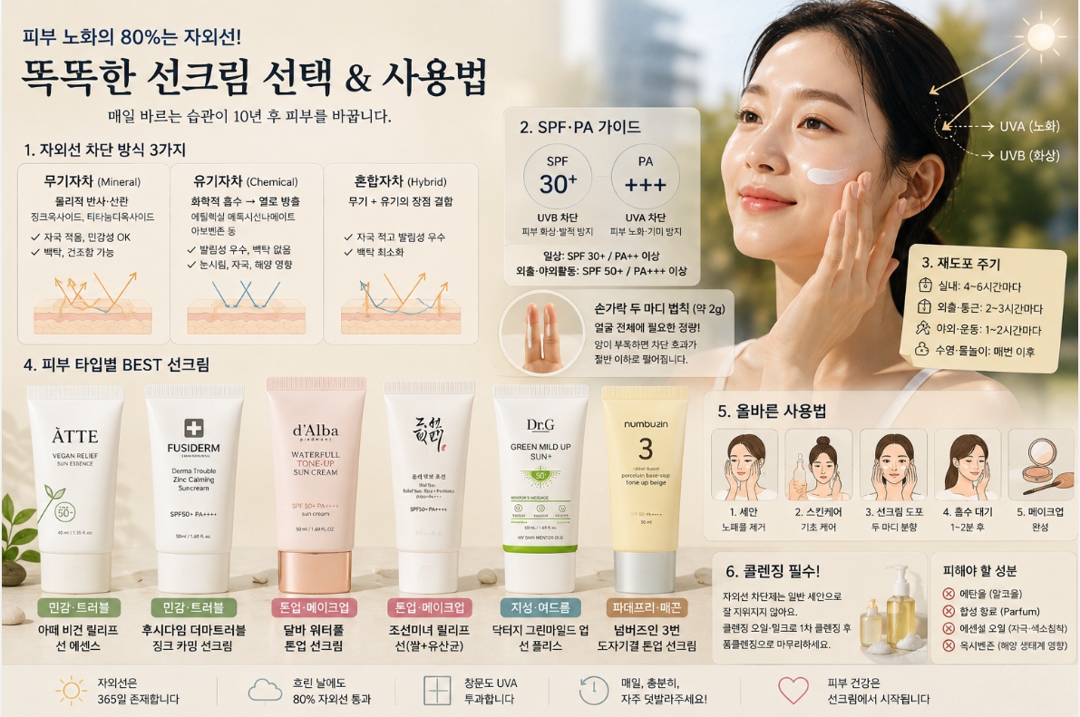 선크림 추천 BEST