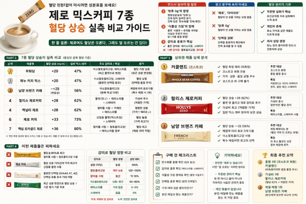 제로 믹스커피 추천
